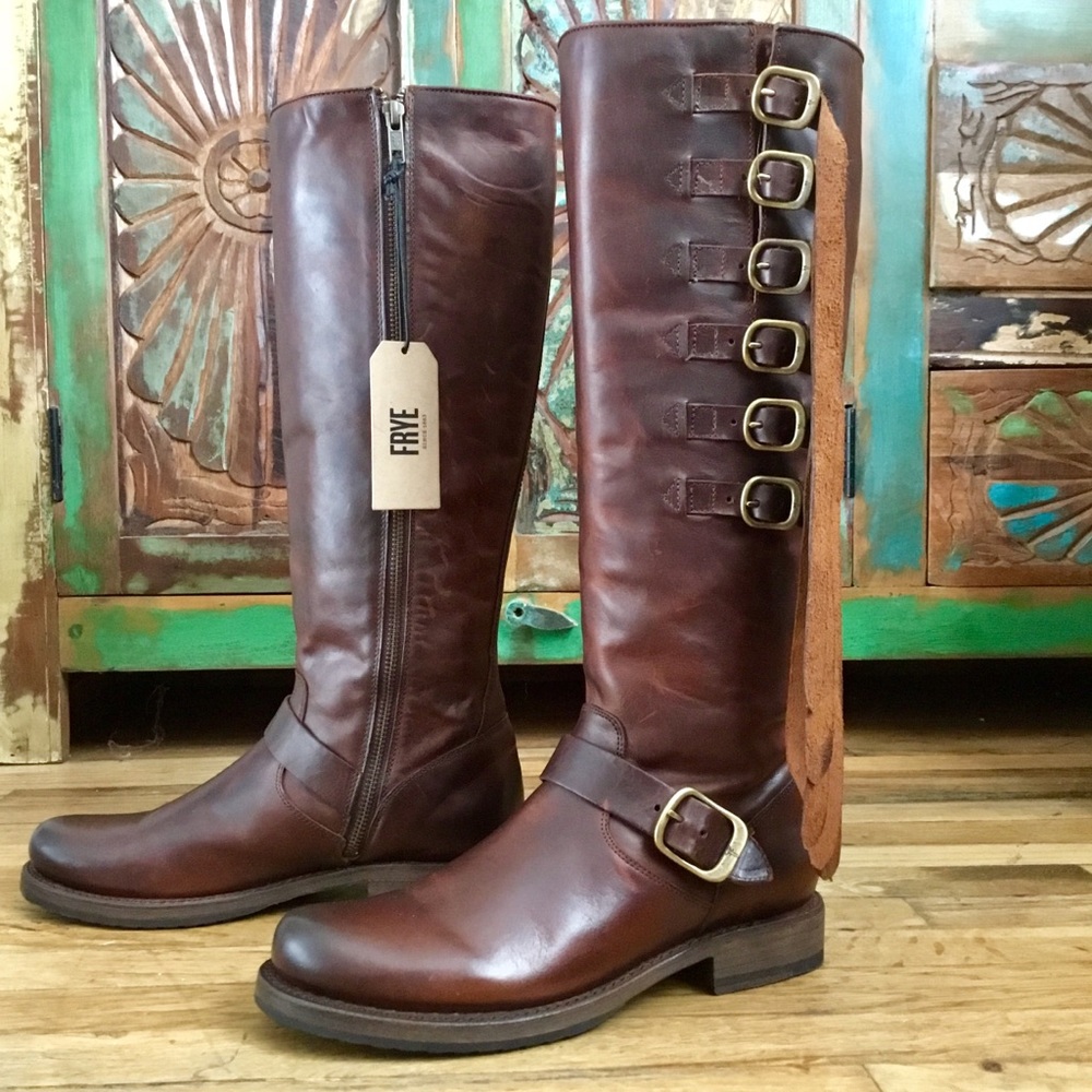 NWT FRYE Veronica Tall Strap boots